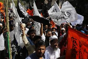 Banned Outfit Hizb Ut-Tahrir Protest In Bangladesh