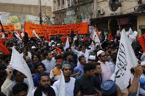 Banned Outfit Hizb Ut-Tahrir Protest In Bangladesh