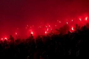 SL Benfica v FC Barcelona - UEFA Champions League 2024/25 Round of 16 First Leg