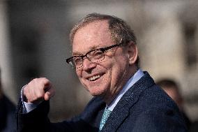 Kevin A. Hassett, Director, National Economic Council (NEC) speaks to the media