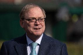 Kevin A. Hassett, Director, National Economic Council (NEC) speaks to the media