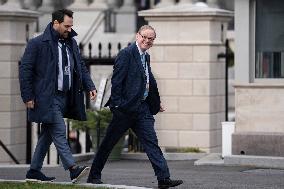 Kevin A. Hassett, Director, National Economic Council (NEC) speaks to the media