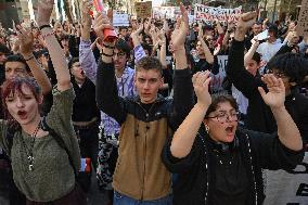 Students Rally In Central Athens Demanding Justice For The Victims Of The Tempi Train Collision