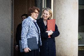 Council Of Ministers Of The French Government At The Elysée Palace, In Paris