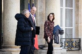 Council Of Ministers Of The French Government At The Elysée Palace, In Paris