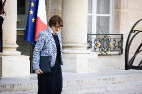 Council Of Ministers Of The French Government At The Elysée Palace, In Paris