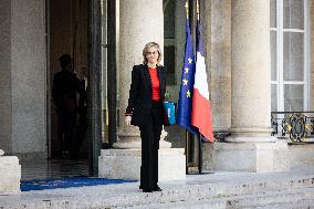 Council Of Ministers Of The French Government At The Elysée Palace, In Paris