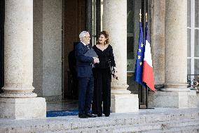 Council Of Ministers Of The French Government At The Elysée Palace, In Paris