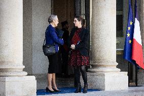 Council Of Ministers Of The French Government At The Elysée Palace, In Paris