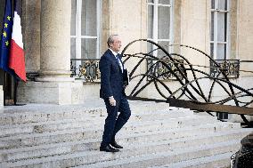 Council Of Ministers Of The French Government At The Elysée Palace, In Paris