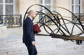 Council Of Ministers Of The French Government At The Elysée Palace, In Paris