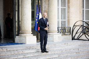 Council Of Ministers Of The French Government At The Elysée Palace, In Paris