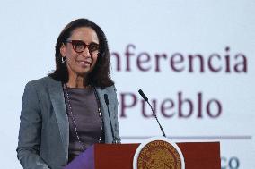 Mexico’s President Claudia Sheinbaum Holds News Conference