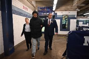 Christopher Benitez Arrested After Allegedly Punching Pregnant Woman Aboard MTA Subway Train In Queens New York