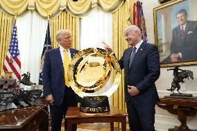 Trump Signs an Executive Order setting up a task force on the World Cup