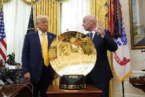 Trump Signs an Executive Order setting up a task force on the World Cup
