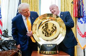Trump Signs an Executive Order setting up a task force on the World Cup