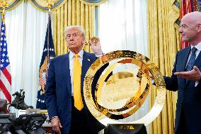 Trump Signs an Executive Order setting up a task force on the World Cup