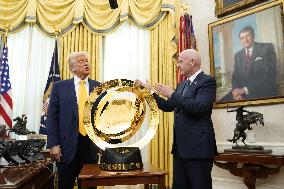 Trump Signs an Executive Order setting up a task force on the World Cup