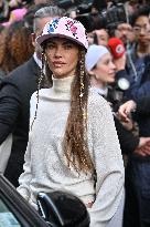 PFW Kenzo Outside Arrivals