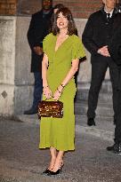 PFW Victoria Beckham Outside Arrivals