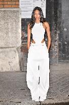 PFW Victoria Beckham Outside Arrivals