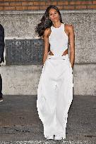 PFW Victoria Beckham Outside Arrivals