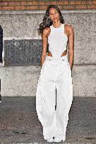 PFW Victoria Beckham Outside Arrivals