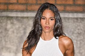 PFW Victoria Beckham Outside Arrivals