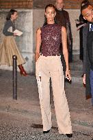 PFW Victoria Beckham Outside Arrivals