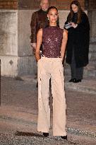 PFW Victoria Beckham Outside Arrivals