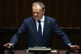 Polish PM Donald Tusk Speech About The EU Security