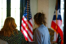 Governor Jennifer González Colón Meets With U.S. Homeland Security Secretary Kristi Noem In San Juan