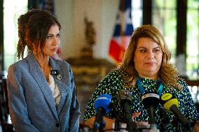 Governor Jennifer González Colón Meets With U.S. Homeland Security Secretary Kristi Noem In San Juan