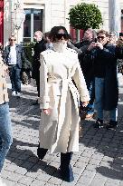 PFW - Beckham Family Leaving Paris