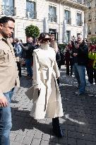 PFW - Beckham Family Leaving Paris