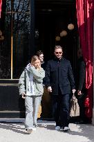 PFW - Beckham Family Leaving Paris