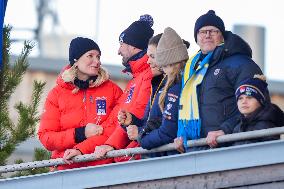 SWEDEN ROYALS AT NORDIC SKI WORLD CHAMPIONSHIPS MEN'S 50 KMS