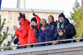 SWEDEN ROYALS AT NORDIC SKI WORLD CHAMPIONSHIPS MEN'S 50 KMS