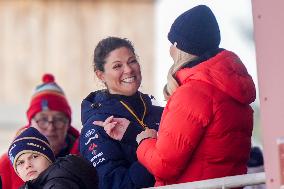 SWEDEN ROYALS AT NORDIC SKI WORLD CHAMPIONSHIPS MEN'S 50 KMS