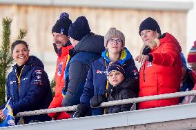 SWEDEN ROYALS AT NORDIC SKI WORLD CHAMPIONSHIPS MEN'S 50 KMS