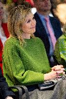 Queen Maxima At A Meeting Of WOMEN Inc- Amsterdam