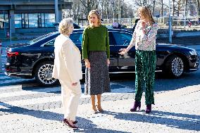 Queen Maxima At A Meeting Of WOMEN Inc- Amsterdam