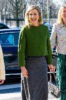 Queen Maxima At A Meeting Of WOMEN Inc- Amsterdam