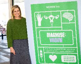 Queen Maxima At A Meeting Of WOMEN Inc- Amsterdam