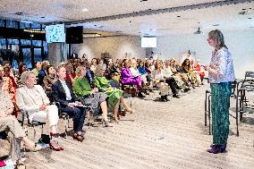 Queen Maxima At A Meeting Of WOMEN Inc- Amsterdam