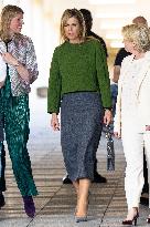 Queen Maxima At A Meeting Of WOMEN Inc- Amsterdam