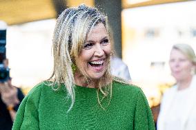 Queen Maxima At A Meeting Of WOMEN Inc- Amsterdam