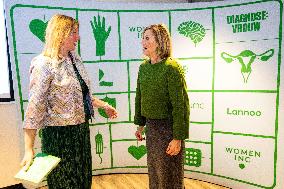 Queen Maxima At A Meeting Of WOMEN Inc- Amsterdam