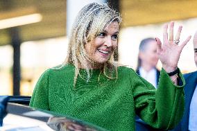 Queen Maxima At A Meeting Of WOMEN Inc- Amsterdam